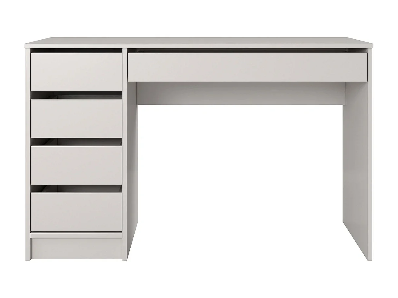 Bureau MIA 120 cm met 5 Laden, Universeel te Monteren - Kasjmier