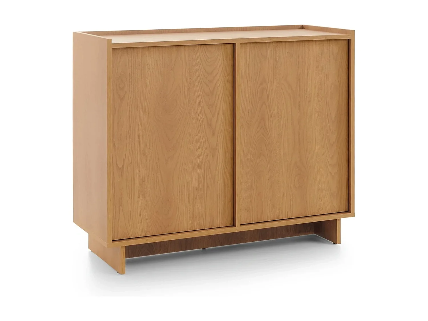 Sideboard / Kommode SUNA 98 cm - Karamell Eiche und Push-to-Open-System