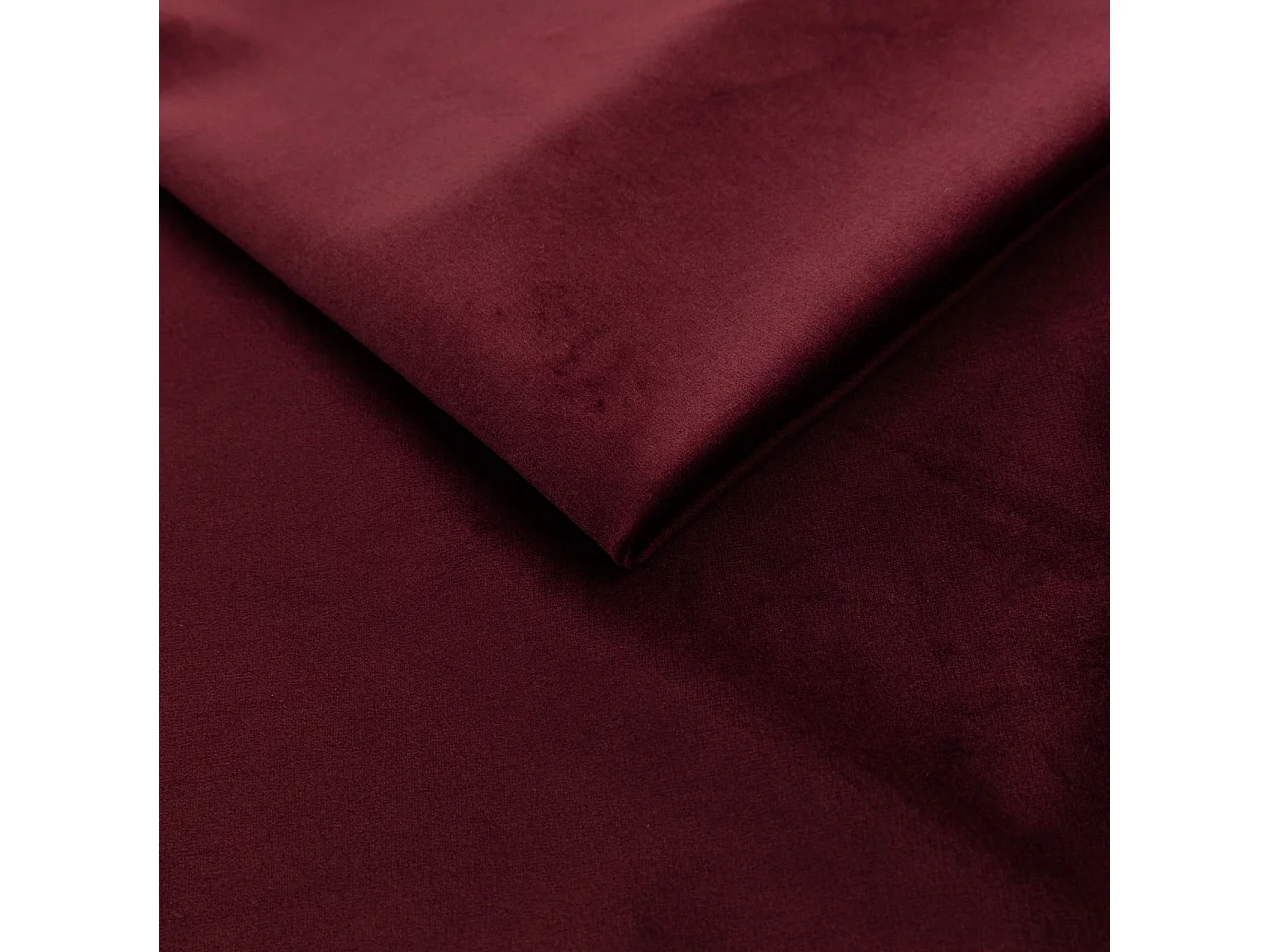 Lit Boxspring PONTI 160x200 cm avec 2 Coffres, Matelas et Matelassage Losanges Verticaux - Bordeaux (Velours)