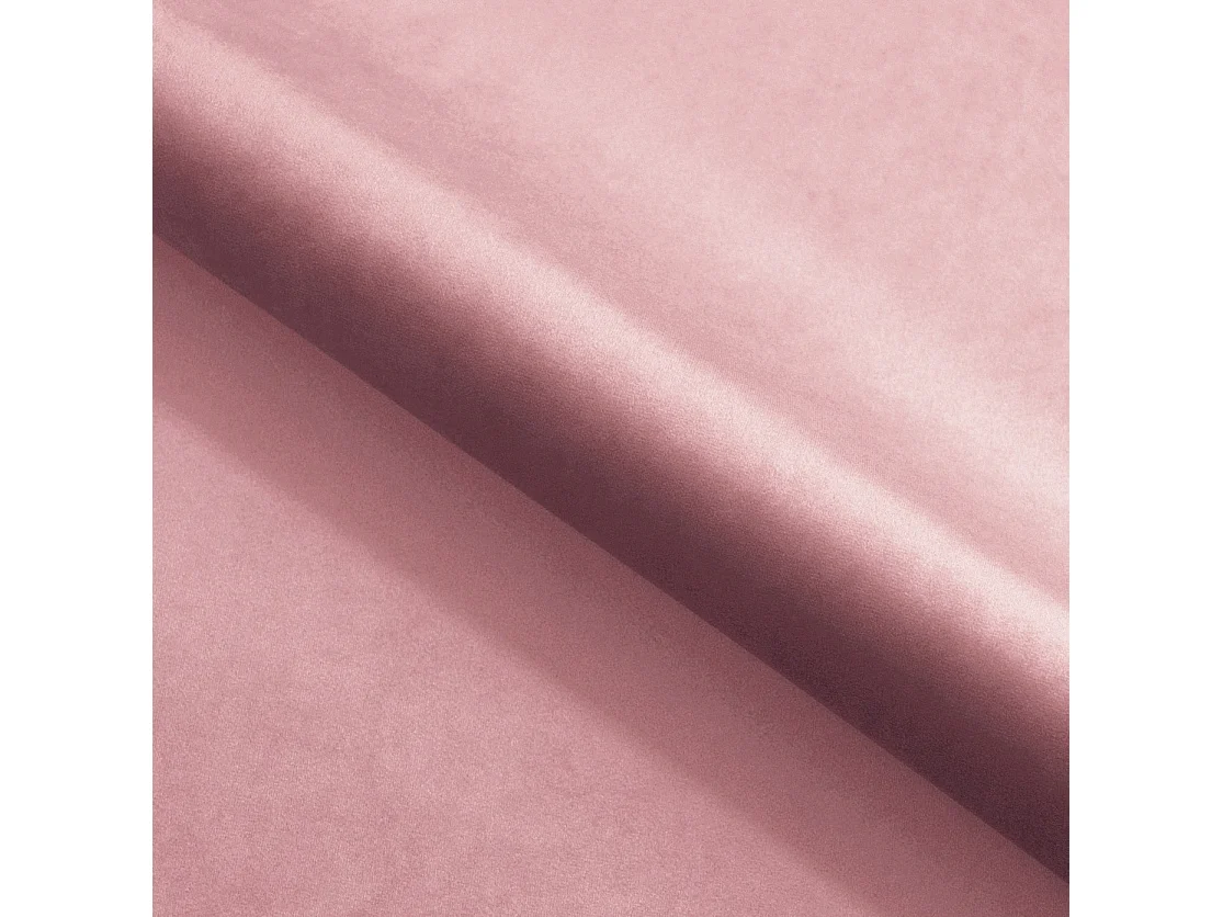 Lit Enfant et Ado Junior avec Panneaux Muraux Rembourrés - 100x200 cm - Velours Rose - Coffre