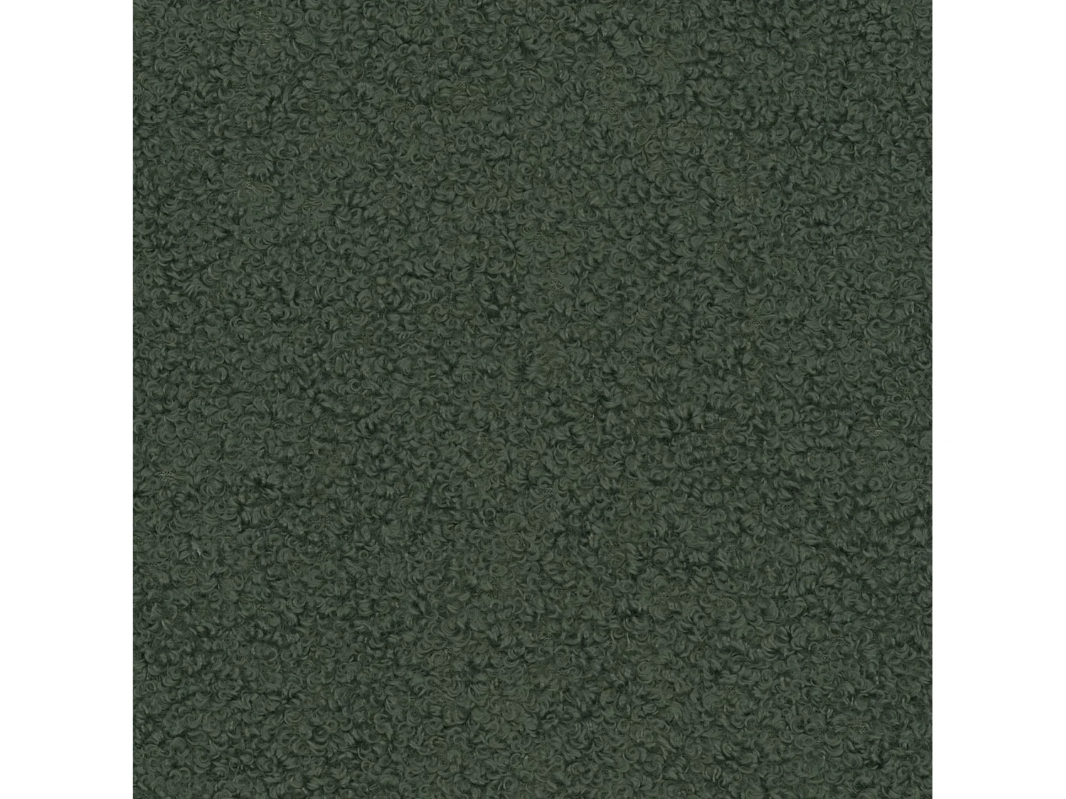 Lit Coffre 2 places FUZZI 160x200 cm avec Sommier à Lattes - Tissu Bouclé Vert Sauge (Now or Never 37)