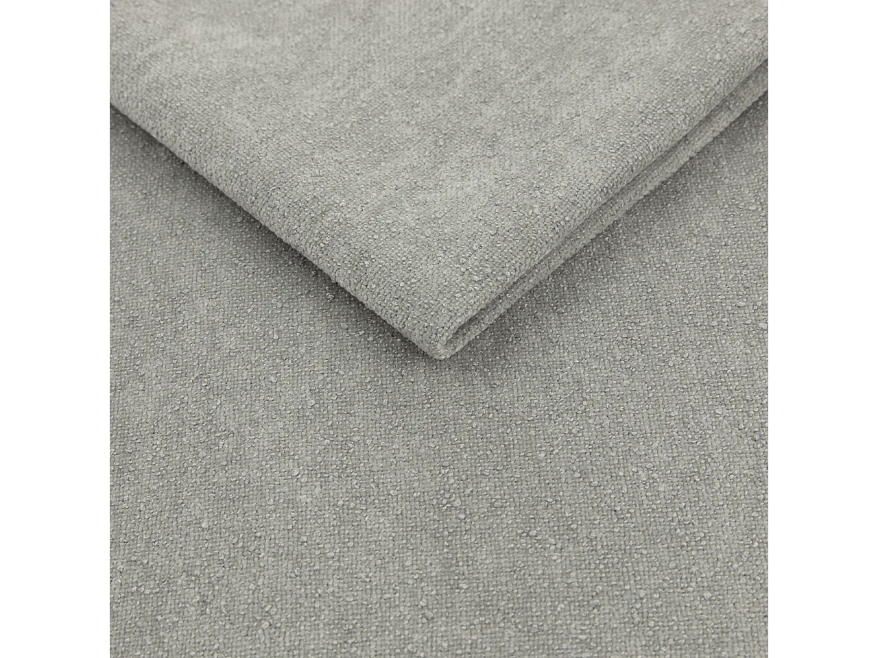 Lit Coffre 2 places LANDARE 140x200 cm avec Sommier à Lattes - Velours Gris Argent (Melody 02)