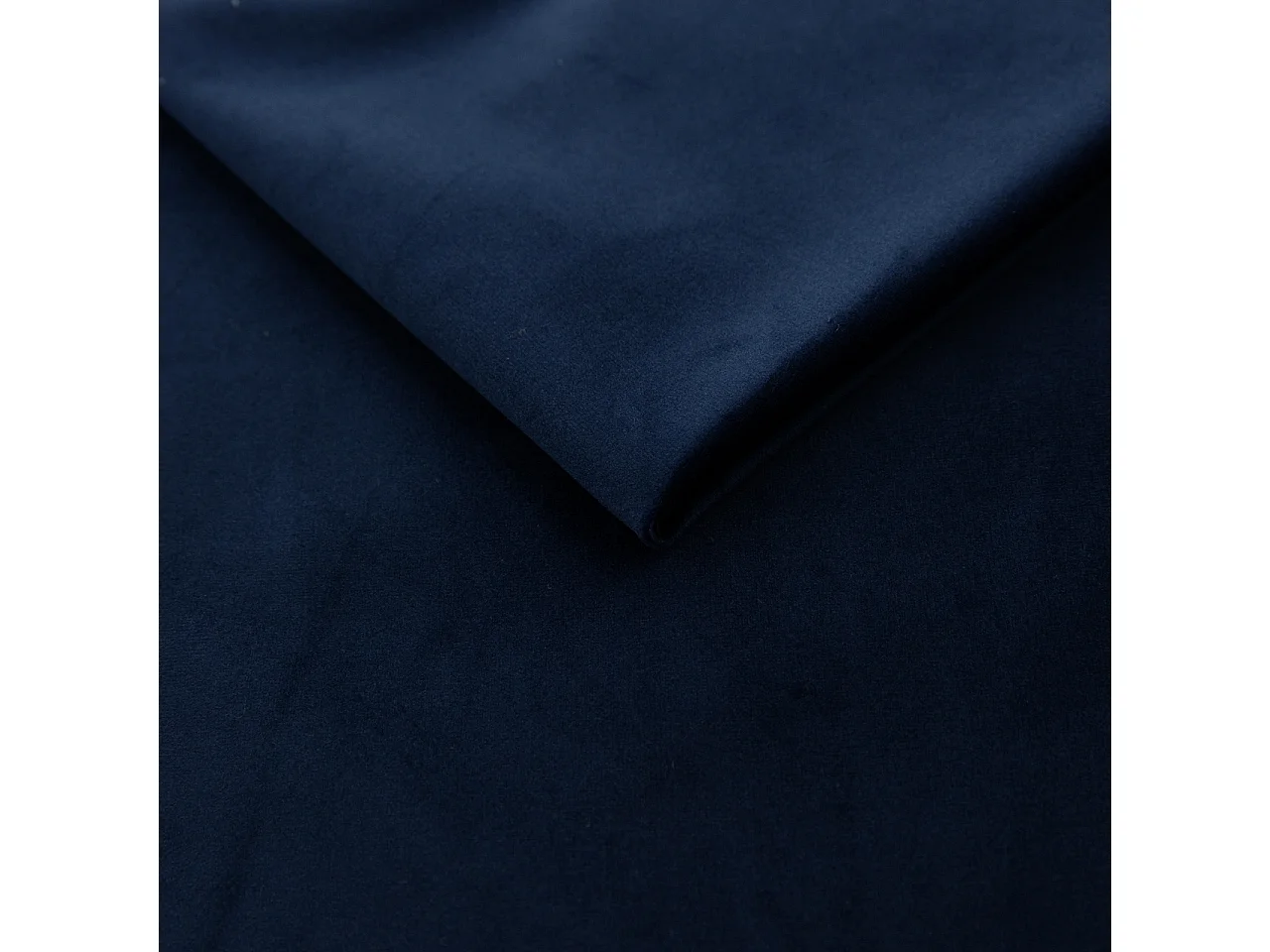 Lit Coffre Compact 2 places PONTI 180x200 cm avec Sommier à Lattes - Bleu Marine (Magic Velvet)