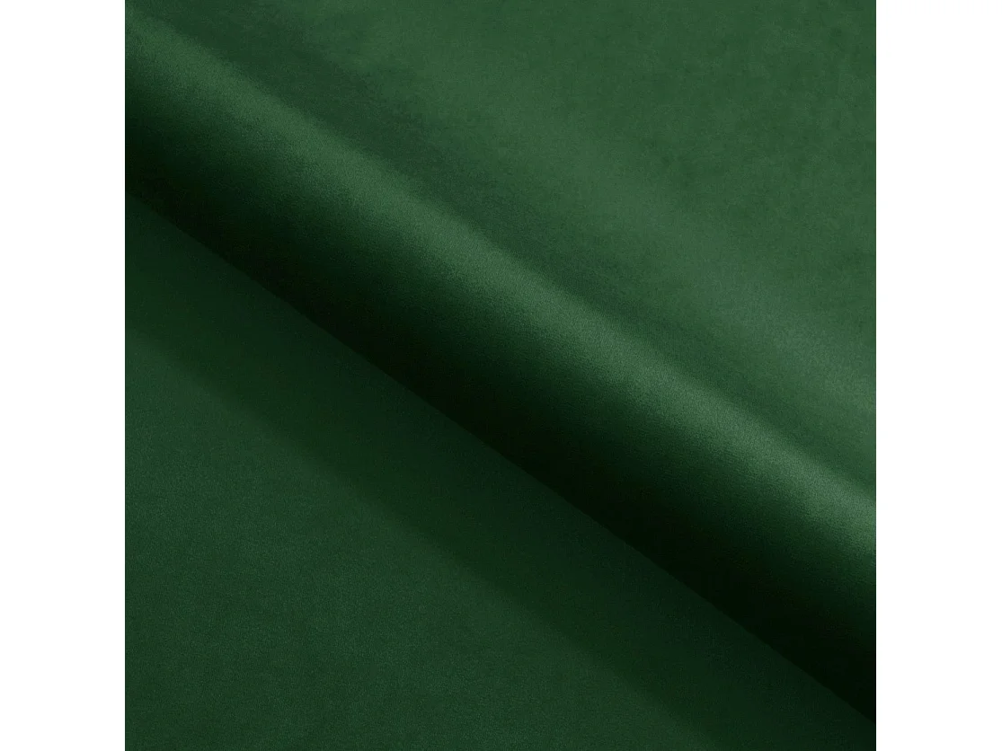 Lit Enfant et Ado Junior avec Panneaux Muraux Rembourrés - 100x200 cm - Velours Vert Foncé - Coffre