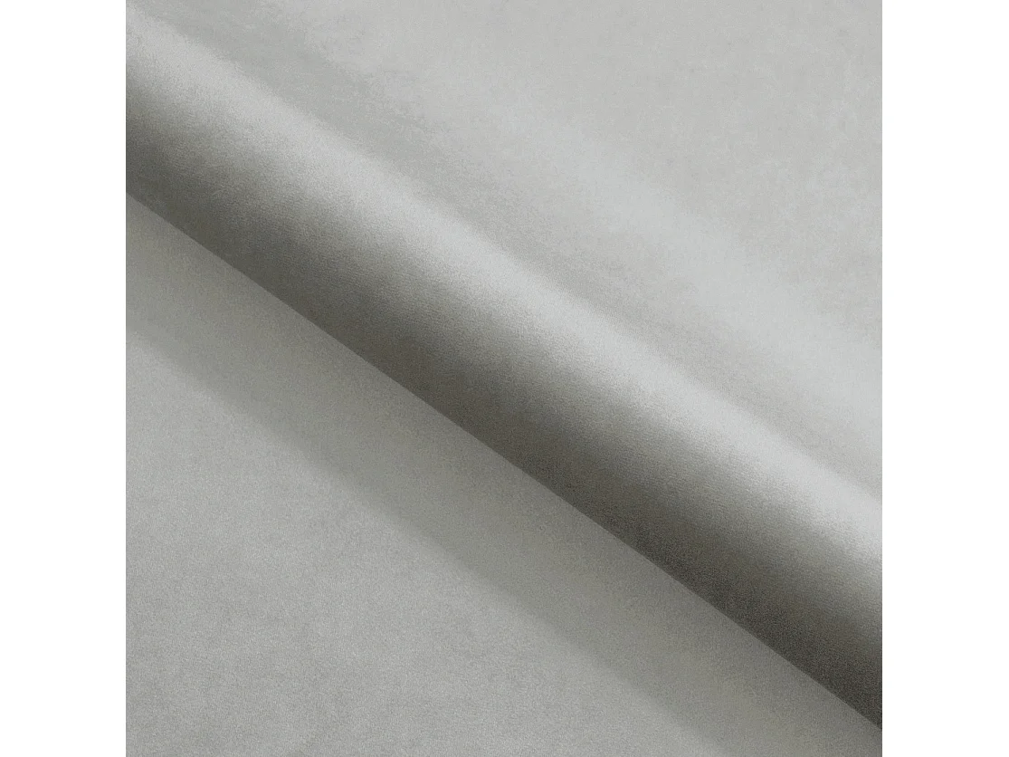 Lit Enfant et Ado Junior avec Panneaux Muraux Rembourrés - 120x200 cm - Velours Gris Clair - Coffre