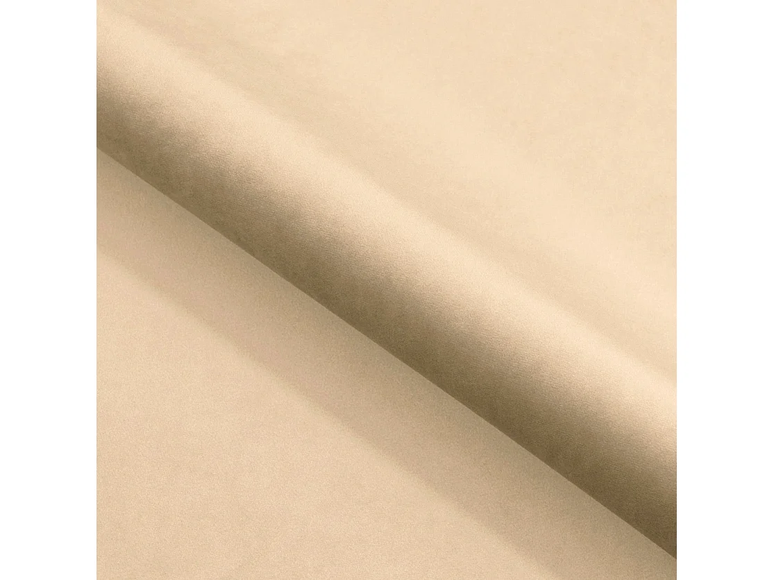 Lit Enfant et Ado Junior avec Panneaux Muraux Rembourrés - 80x200 cm - Velours Crème - Coffre