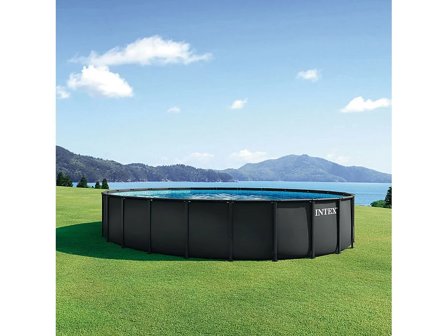 Piscine tubulaire ronde Intex Ultra XTR Frame 7,32 x 1,32 m