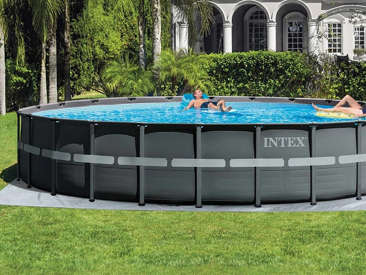 Piscine tubulaire ronde Intex Ultra XTR Frame 7,32 x 1,32 m