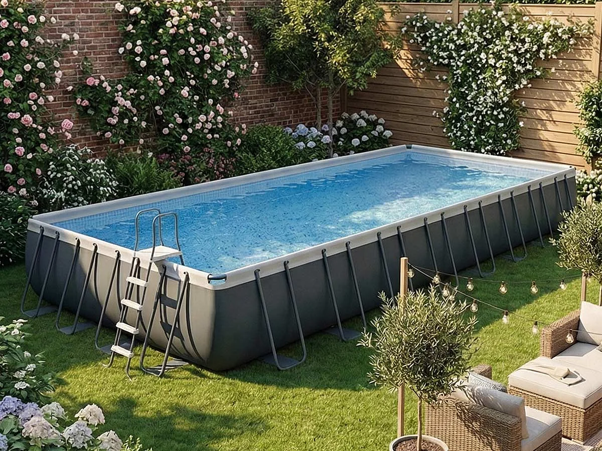 Swimmingpool-Set Ultra XTR Frame Rechteckig 975 x 488 x 132 cm