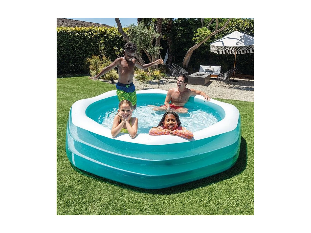 Piscine Gonflable Enfant "Crystal" 254cm Bleu