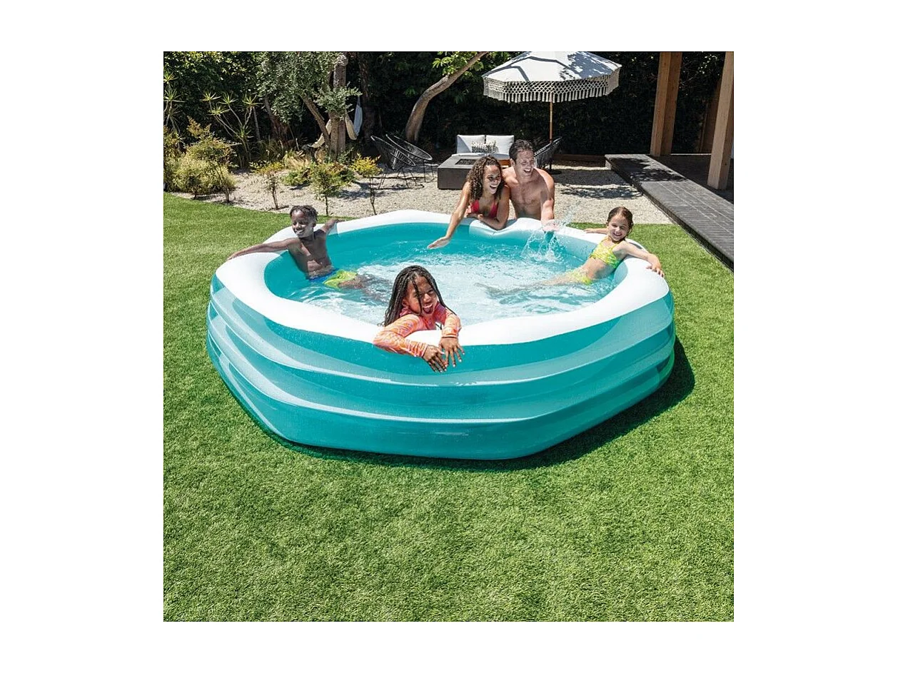 Piscine Gonflable Enfant "Crystal" 254cm Bleu