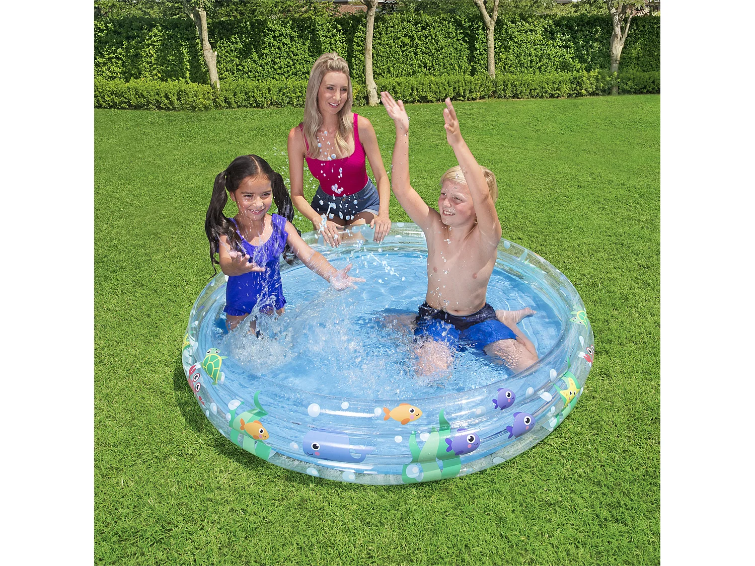 Piscine Gonflable Pour Enfants Fond De Mer Bestway 152x30 cm