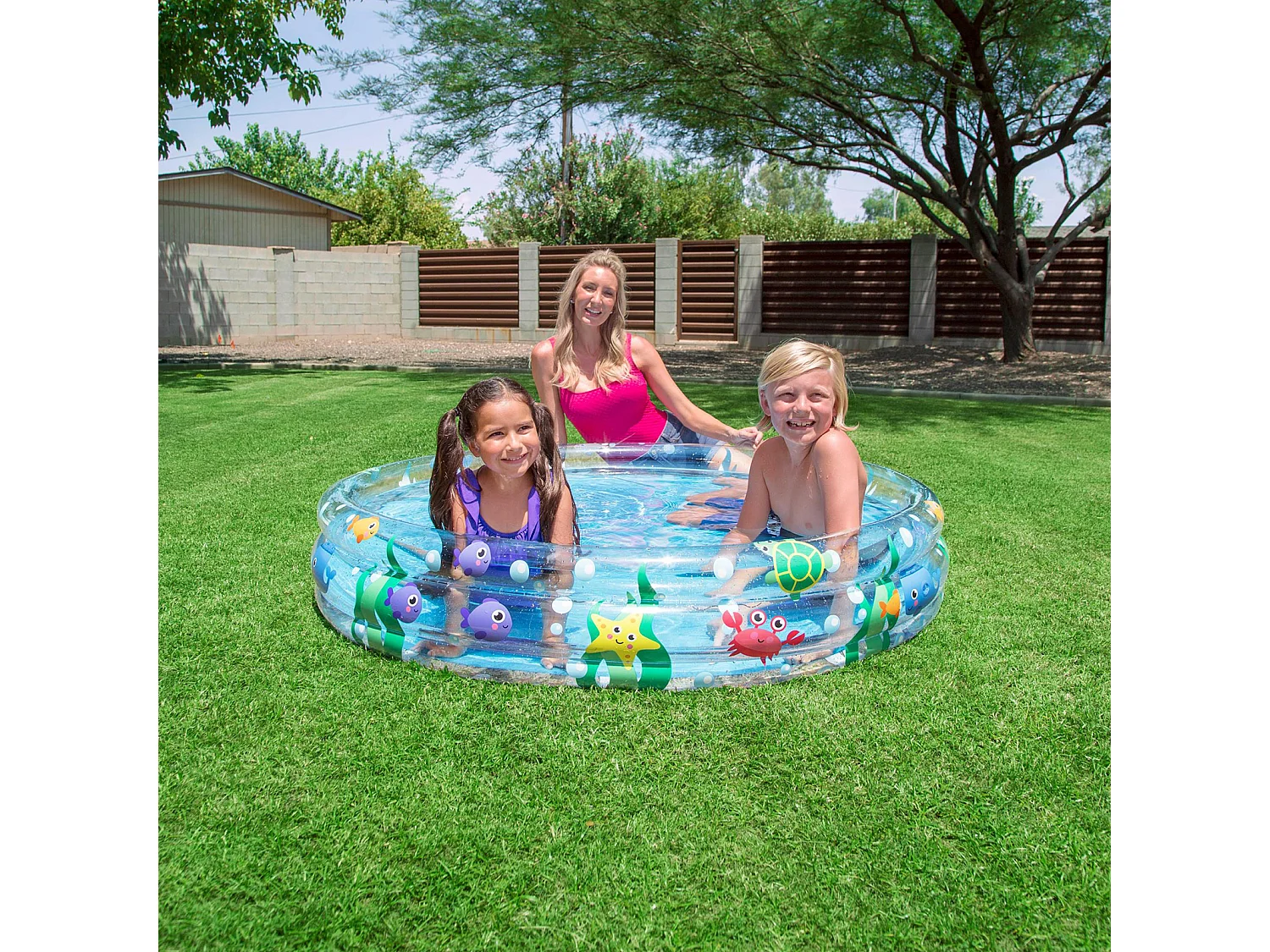 Piscine Gonflable Pour Enfants Fond De Mer Bestway 152x30 cm
