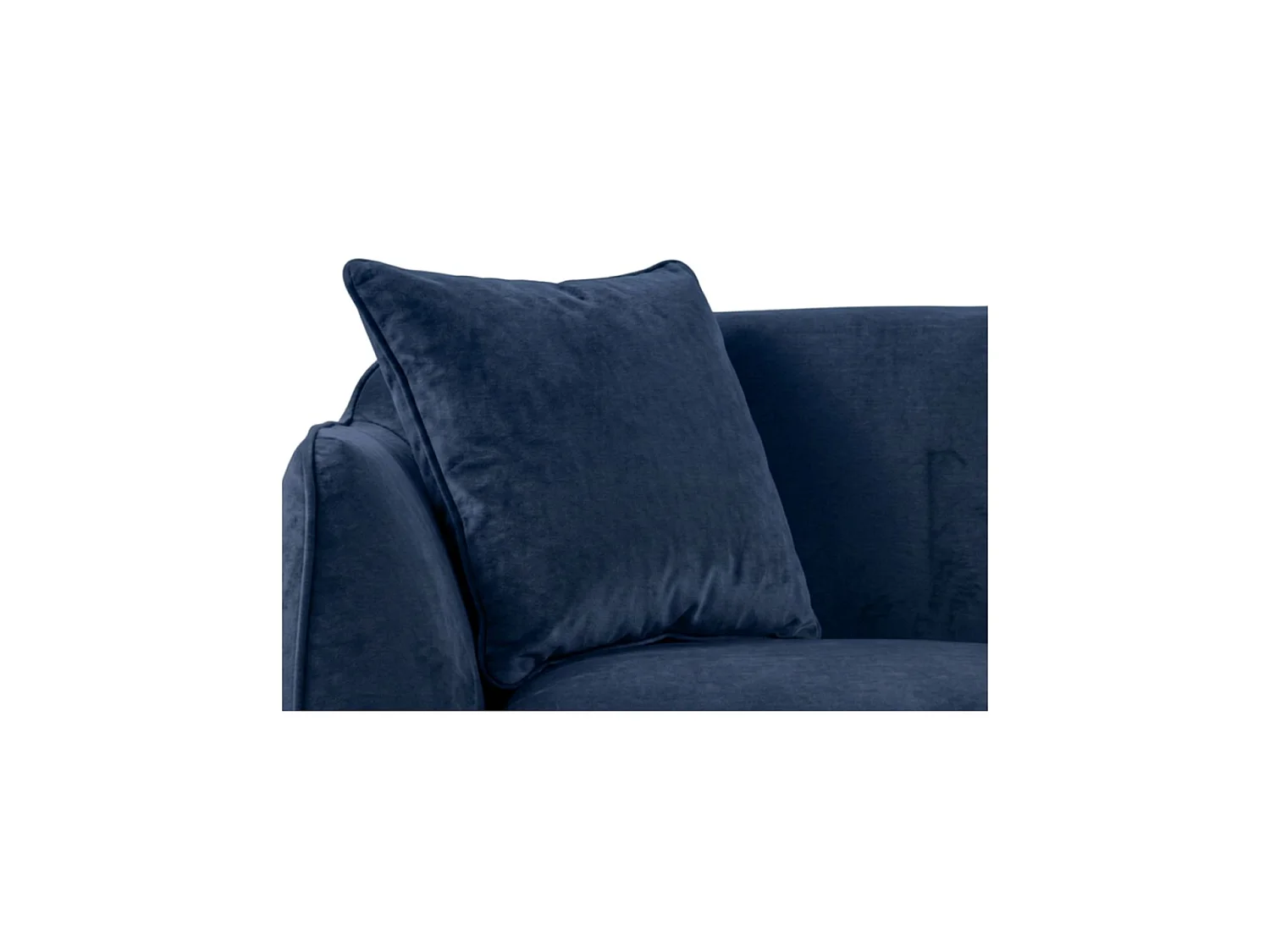 Nube 2-zitsbank + twee sierkussens, marineblauw
