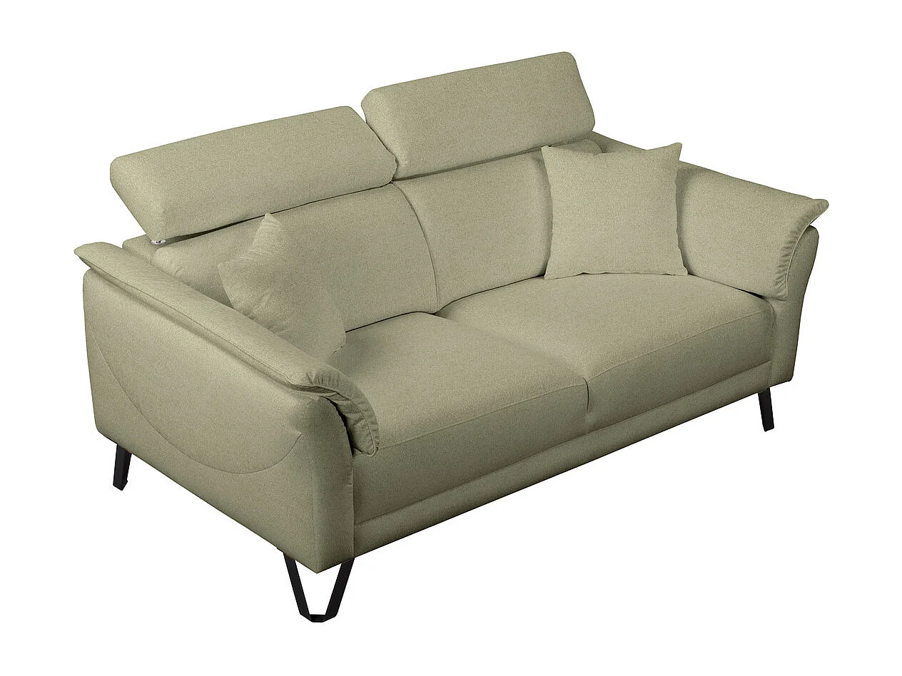 Calma 3-seater sofa + two decorative pillows, navy blue