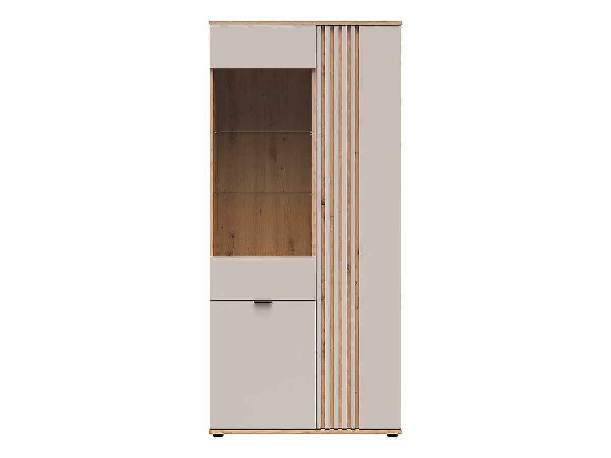 Vaisselier 3 portes Ezra Cachemire et Bois