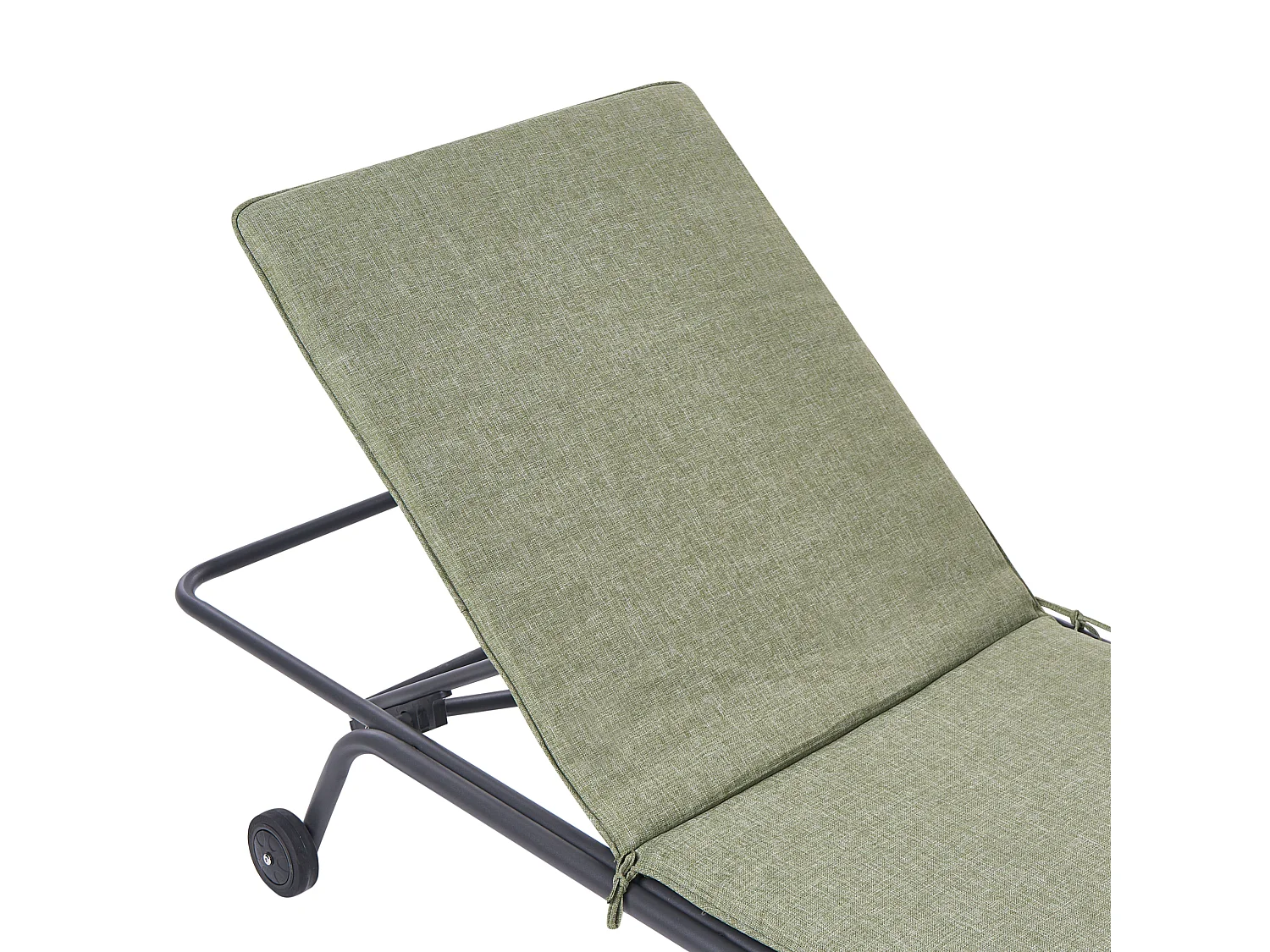 Sun Lounger VOLTERRA Reclining Metal Green