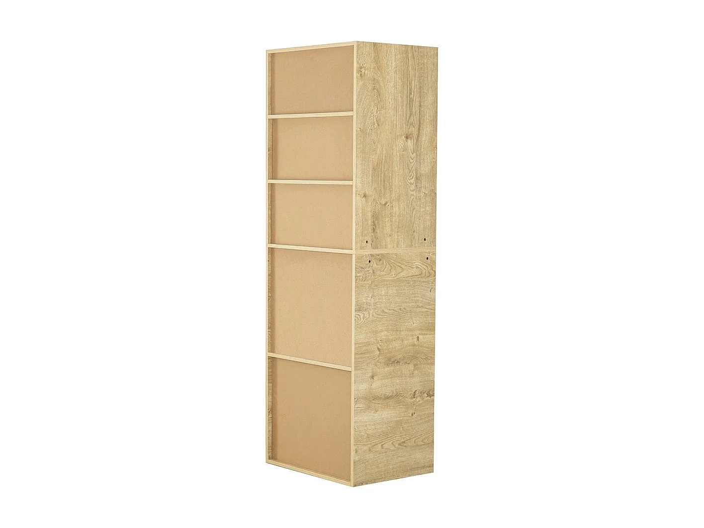 "Opéra" Garderob med 5 Hyllor - Beige 60x45x180 cm - Robust Konstruktion - Inomhusbruk