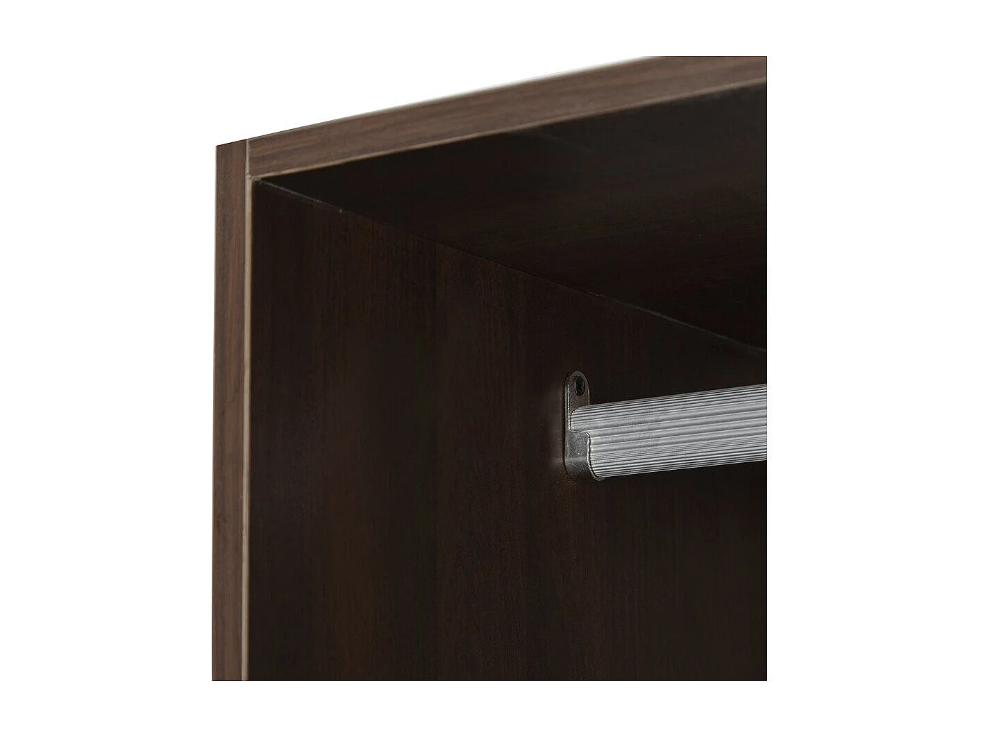 Armoire avec 4 tiroirs et 1 penderie "Opéra" - 80 x 45 x 180 cm - Marron