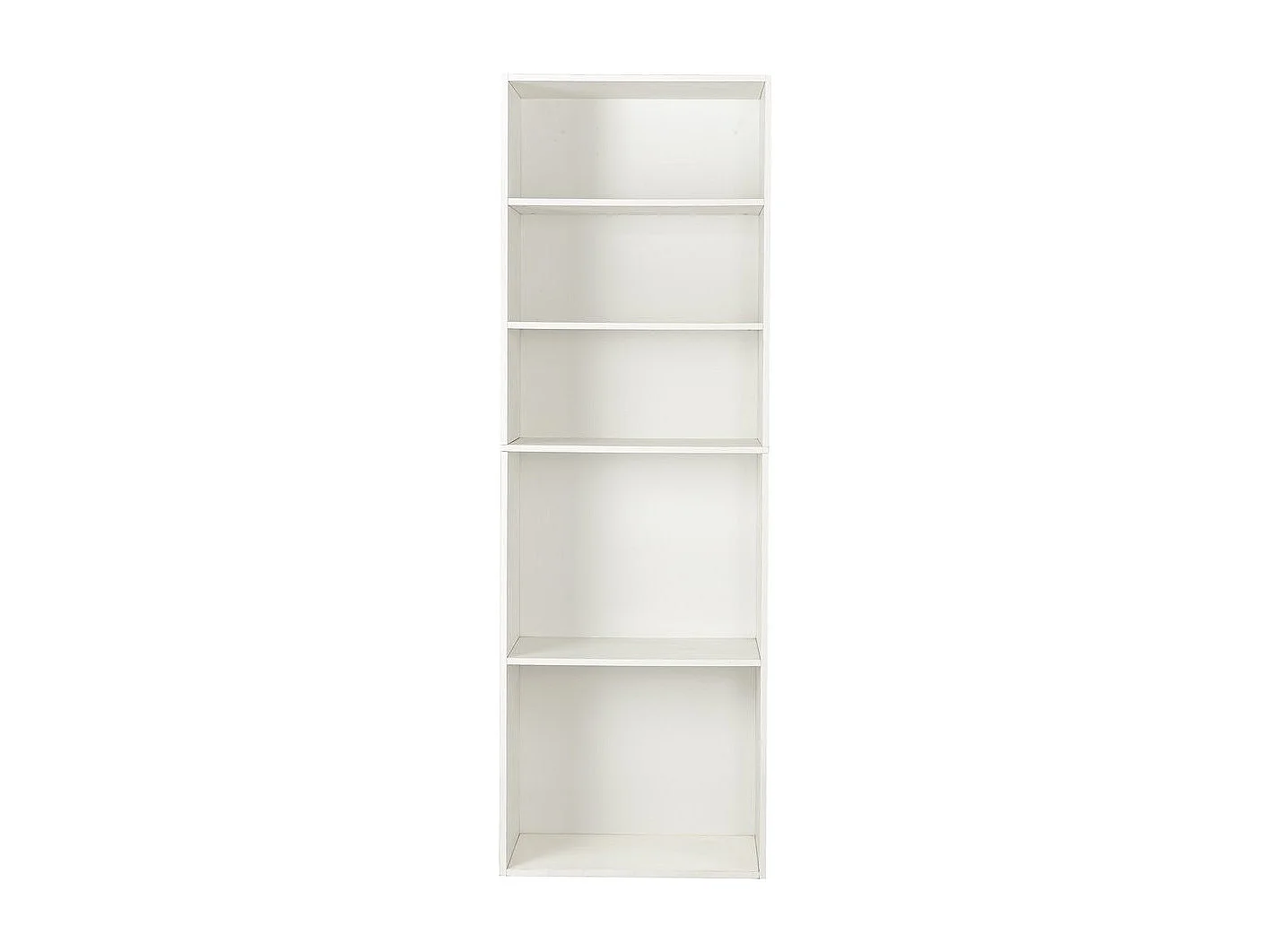 Armoire avec 5 étagères "Opéra" - 60 x 45 x 180 cm - Blanc