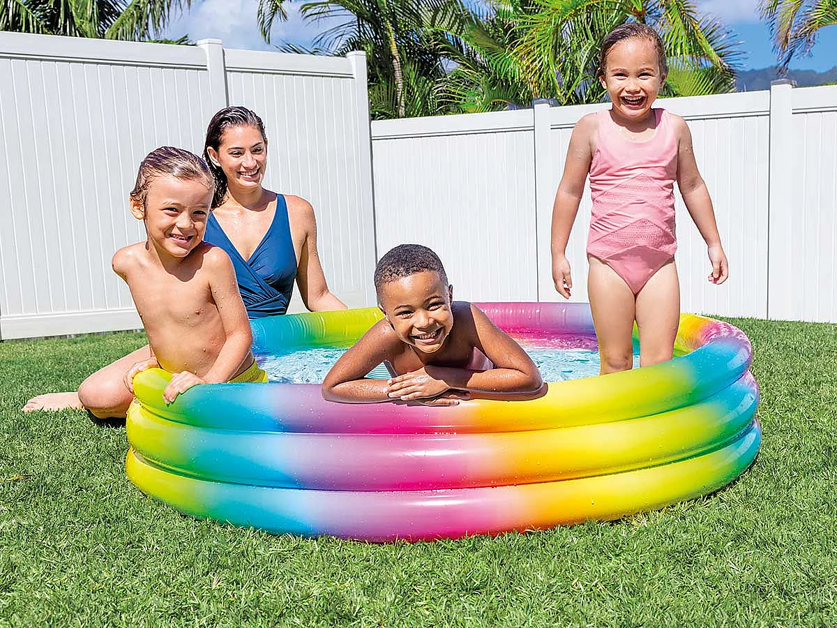 Piscine gonflable Arc-en-ciel - Intex