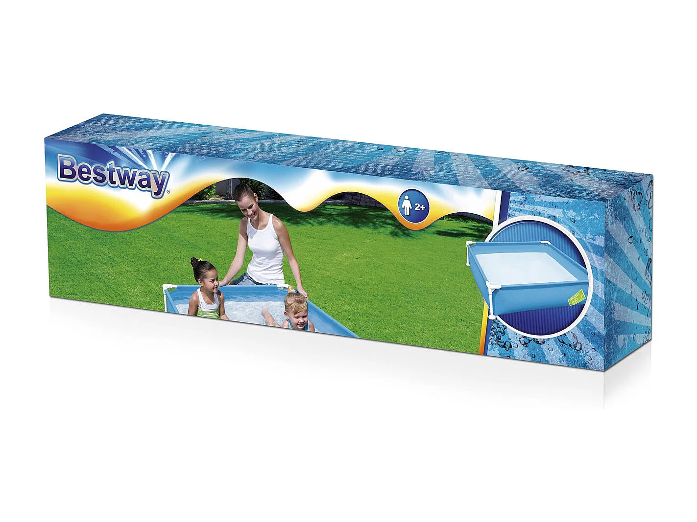 Piscina Fuori Terra My First Frame Pool Bestway 122x122x30,5 cm