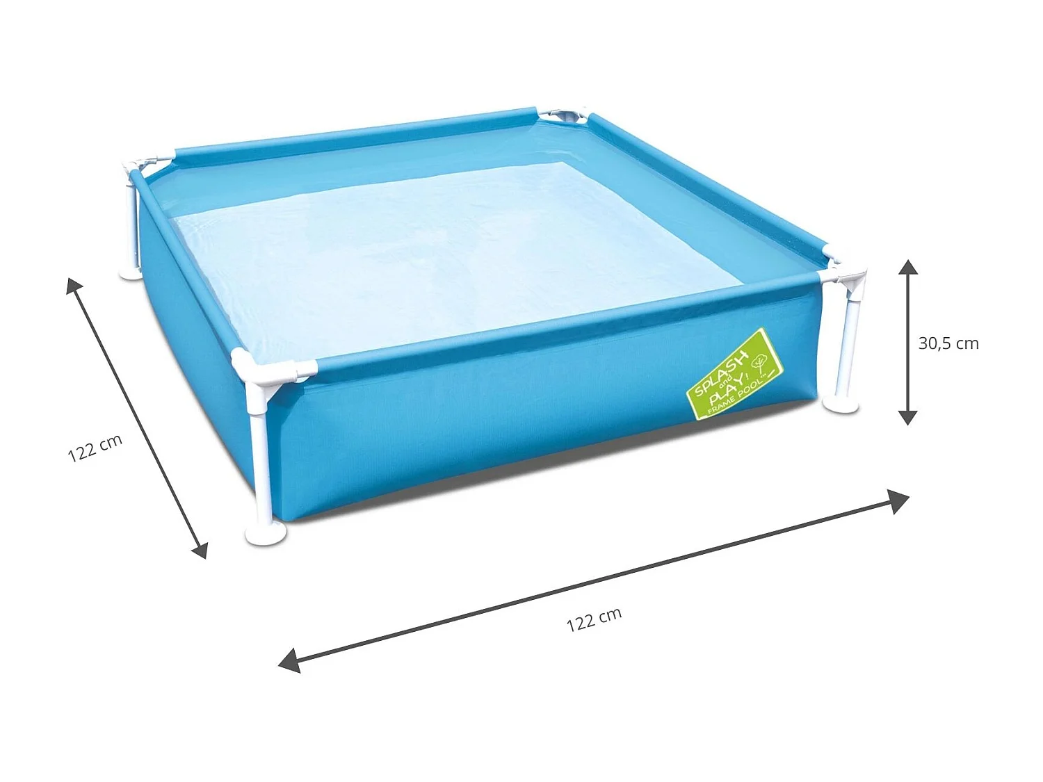 Piscina Fuori Terra My First Frame Pool Bestway 122x122x30,5 cm
