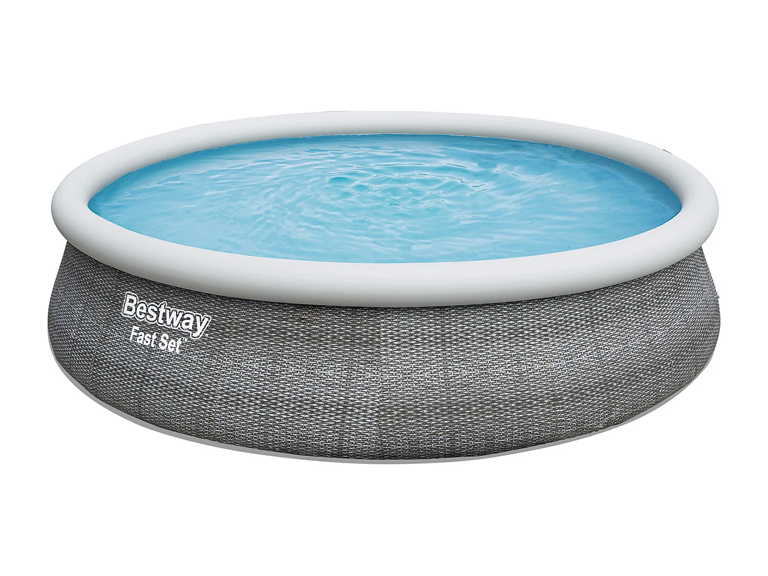 Piscine Démontable Bestway Fast Set Rotin 457x107 cm Filtre à Cartouche de 2.006 litres/heure