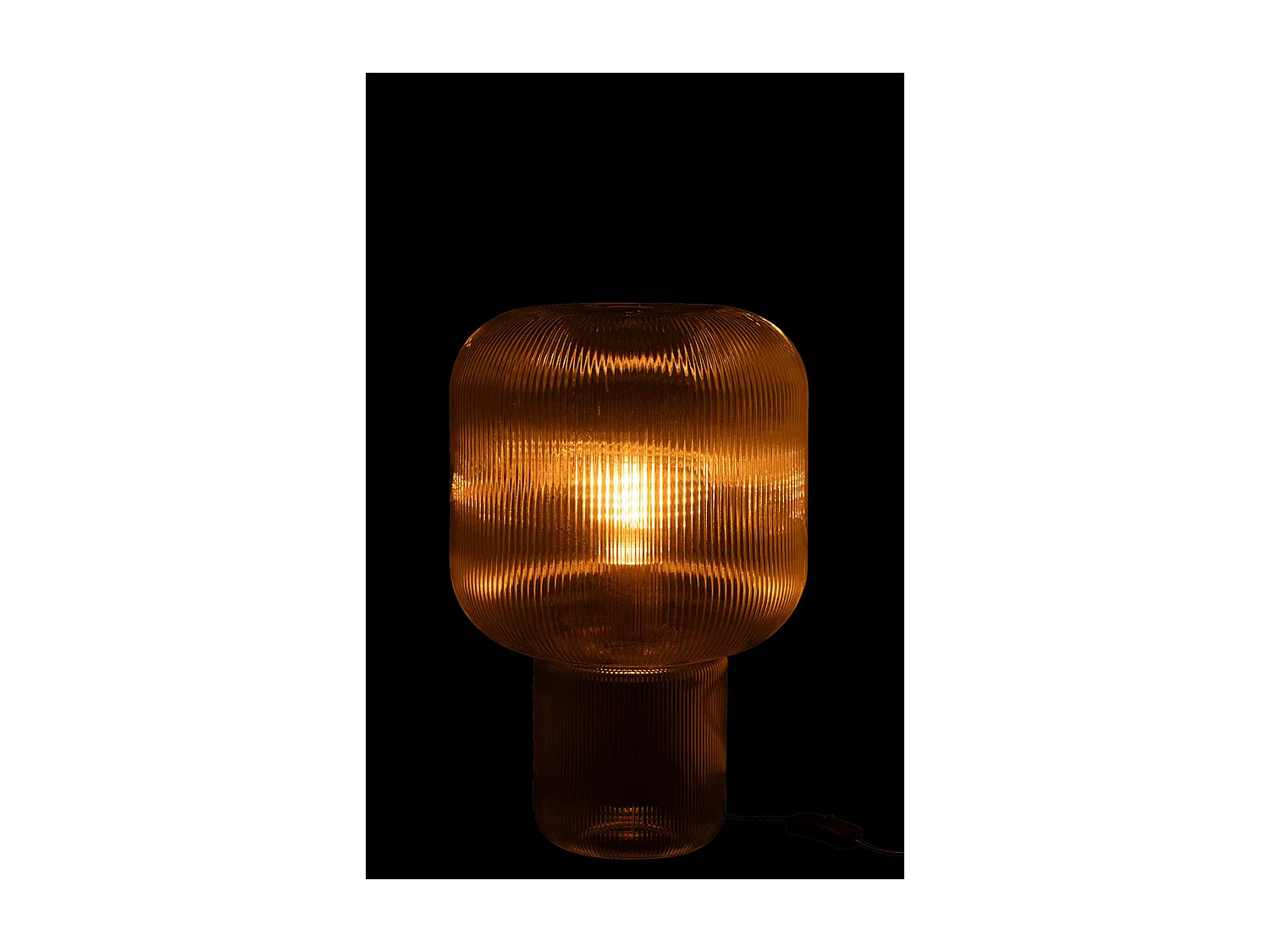 Lampe à Poser en Verre "Allyson" 42cm Transparent