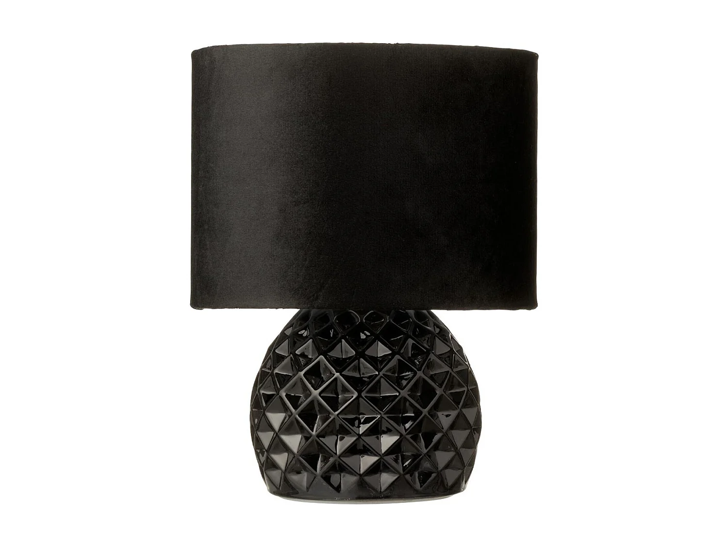 Lampe à Poser en Verre "LED" 23cm Noir