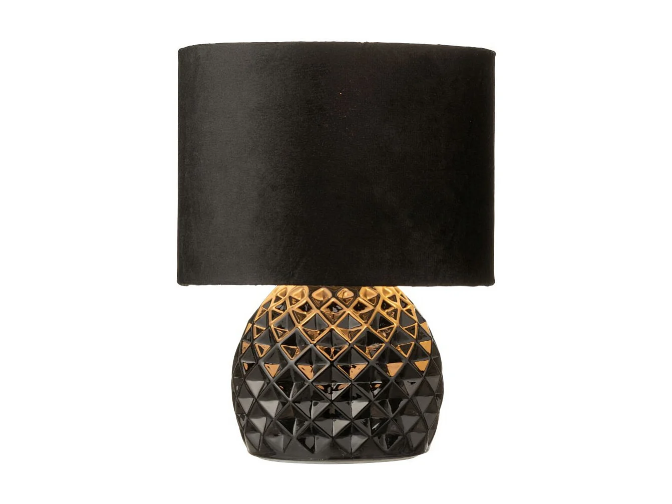 Lampe à Poser en Verre "LED" 23cm Noir
