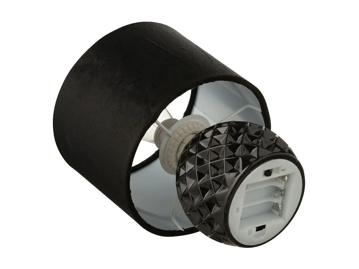 Lampe à Poser en Verre "LED" 23cm Noir