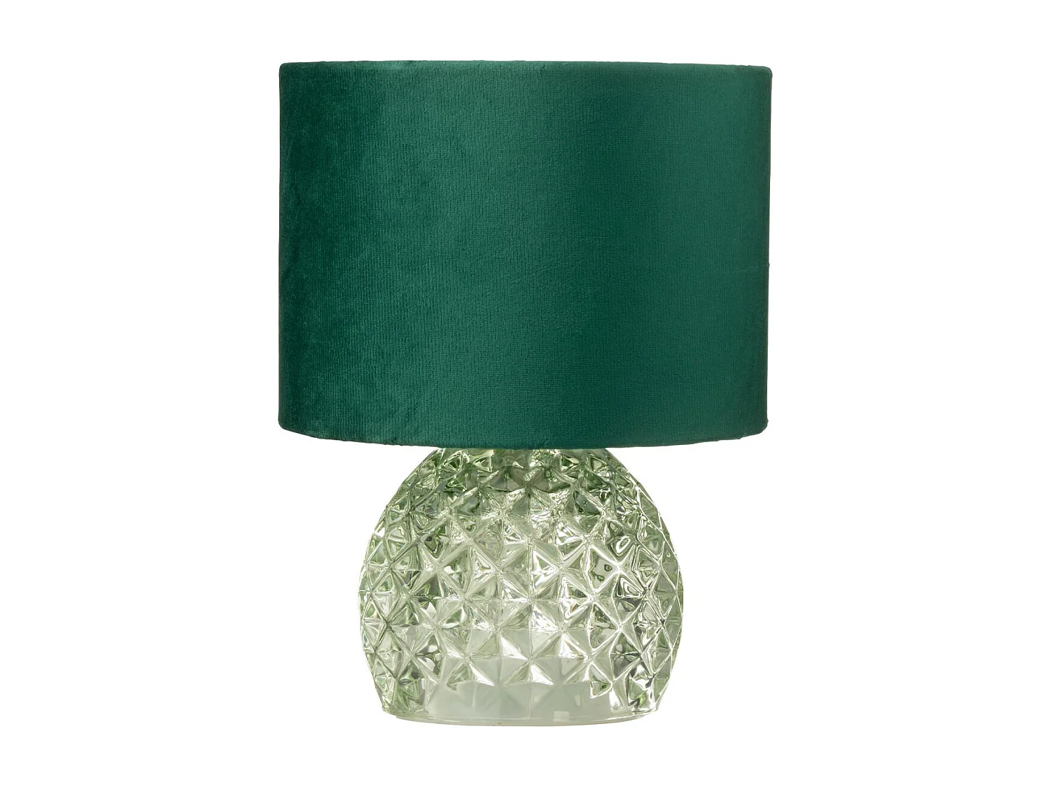 Lampe à Poser en Verre "LED" 23cm Vert Clair