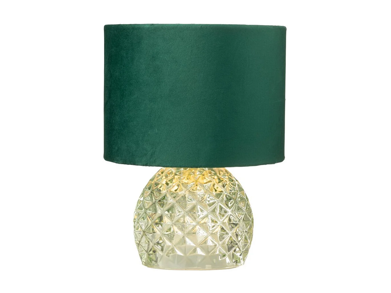 Lampe à Poser en Verre "LED" 23cm Vert Clair