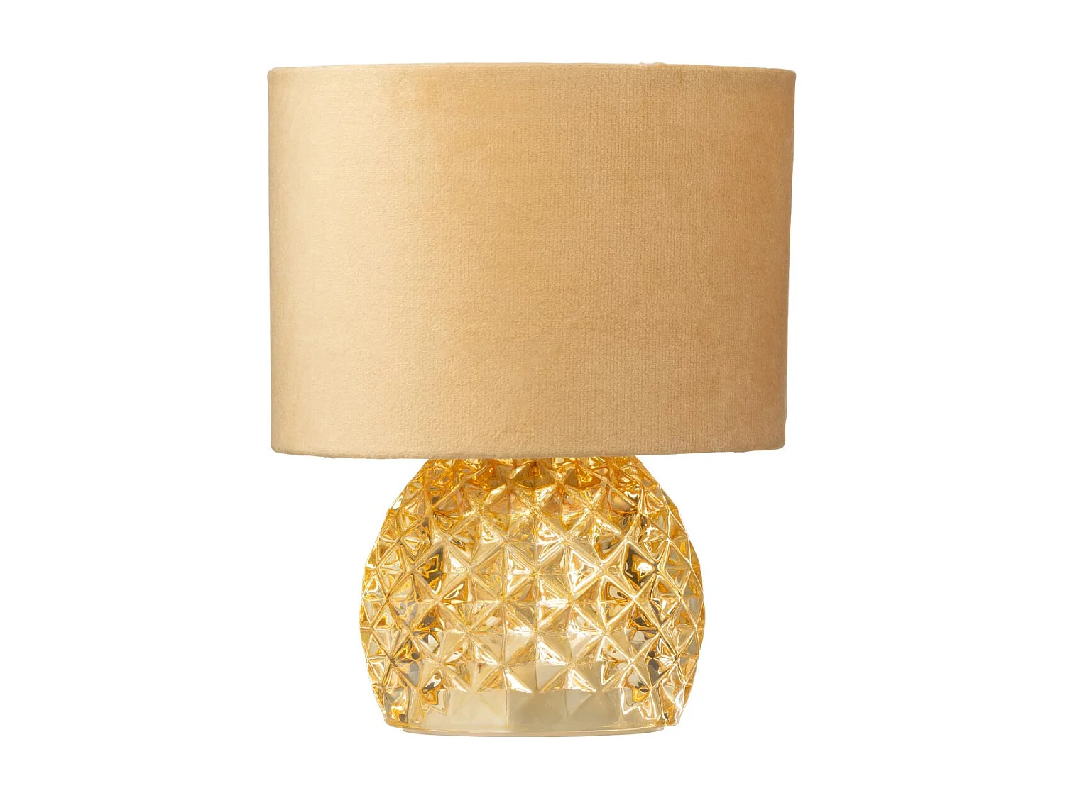Lampe à Poser en Verre "LED" 23cm Doré