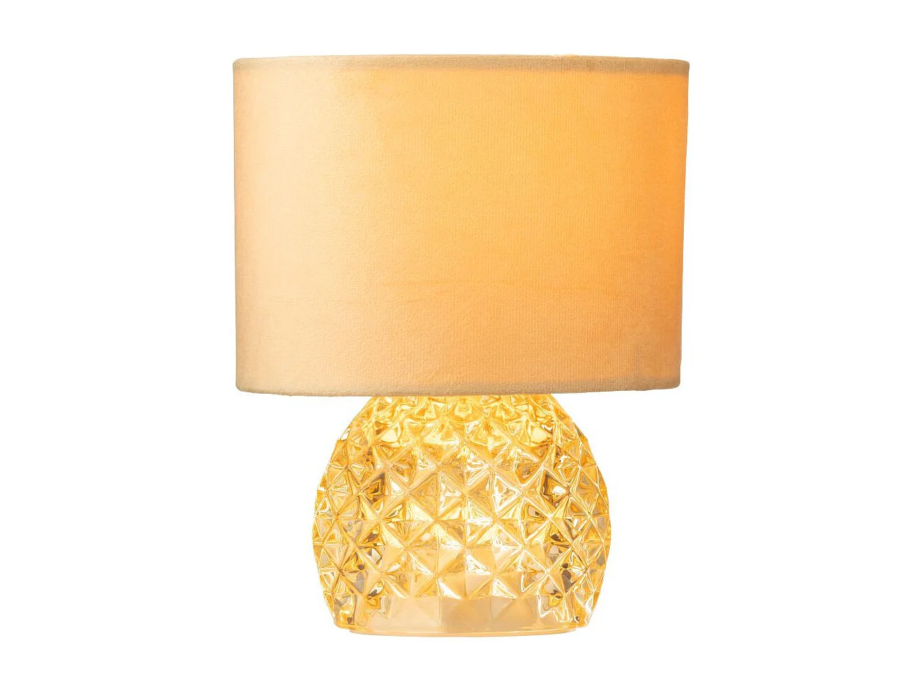 Lampe à Poser en Verre "LED" 23cm Doré