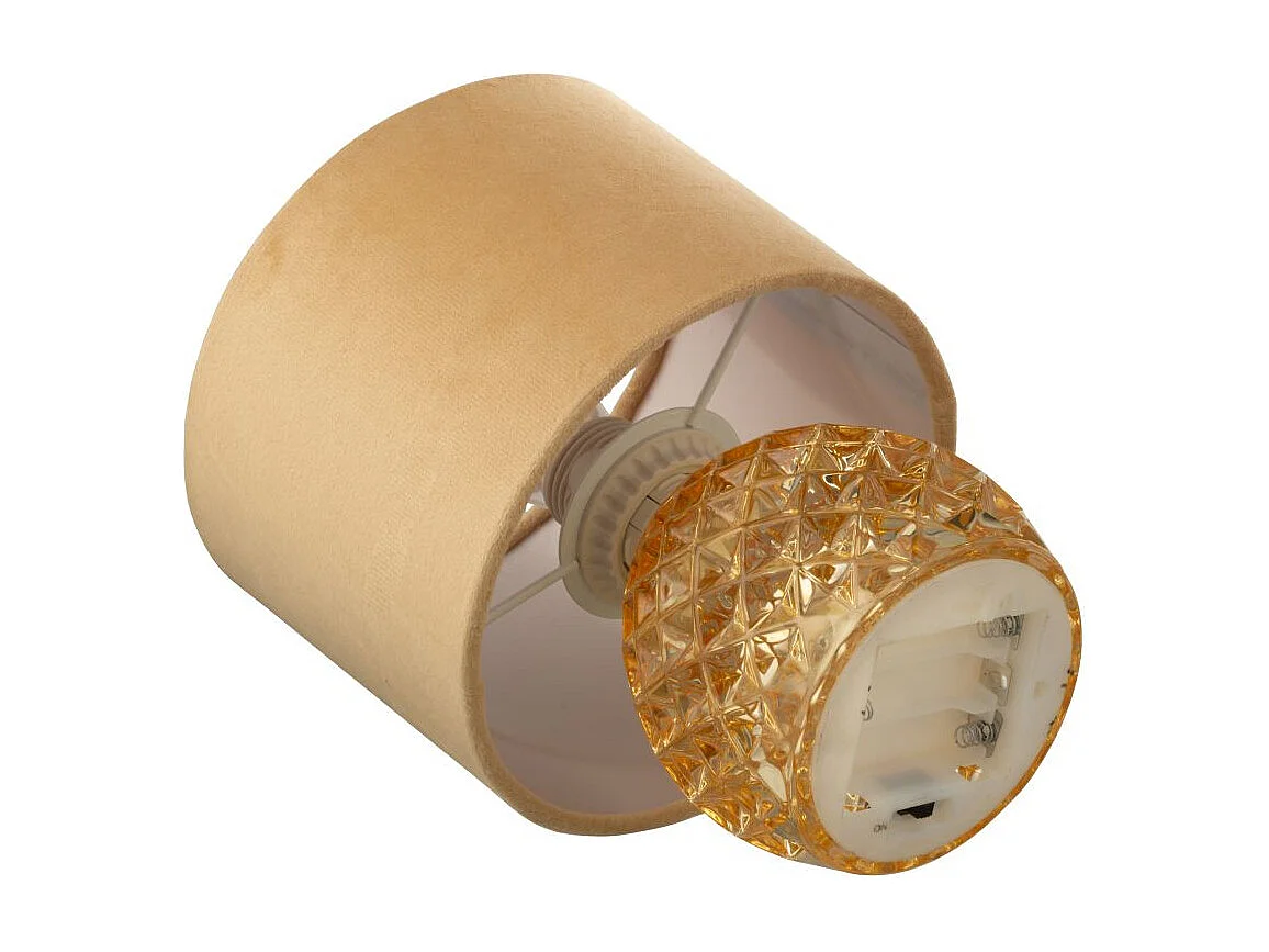 Lampe à Poser en Verre "LED" 23cm Doré