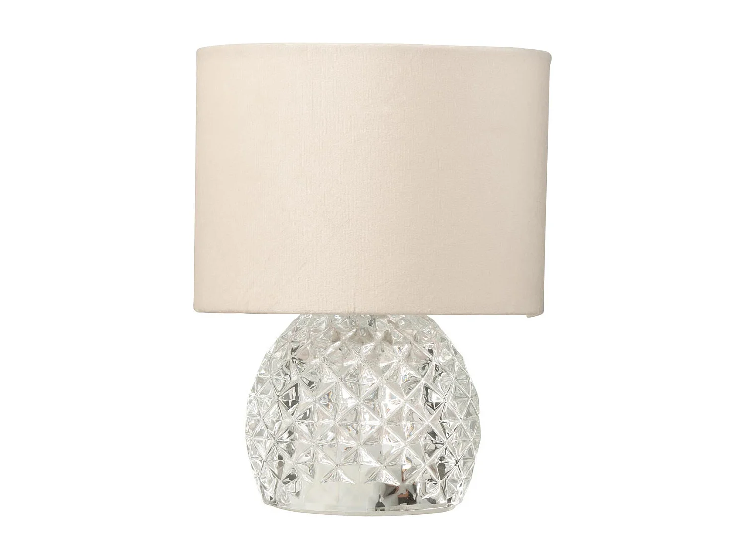Lampe à Poser en Verre "LED" 23cm Transparent