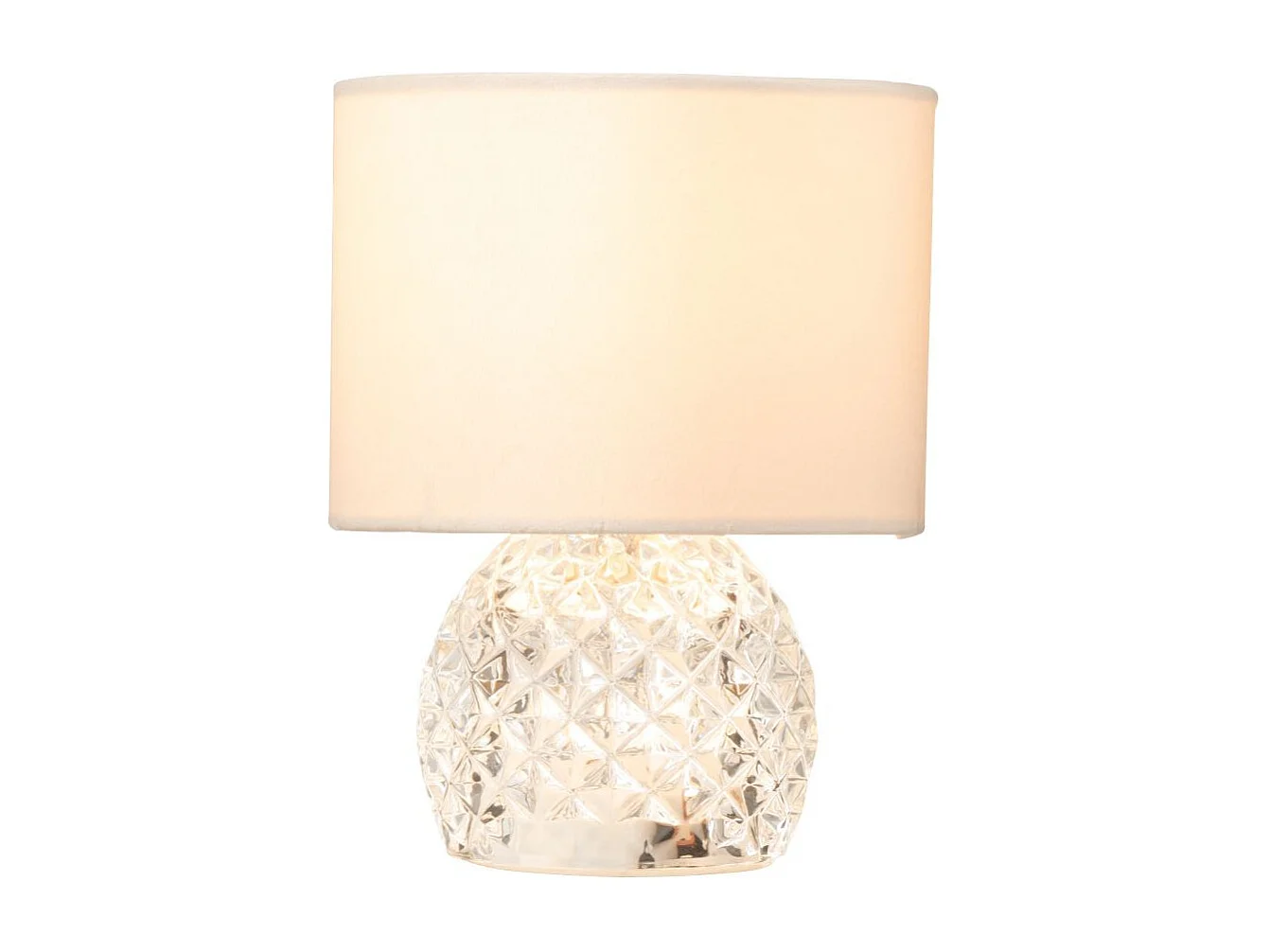 Lampe à Poser en Verre "LED" 23cm Transparent