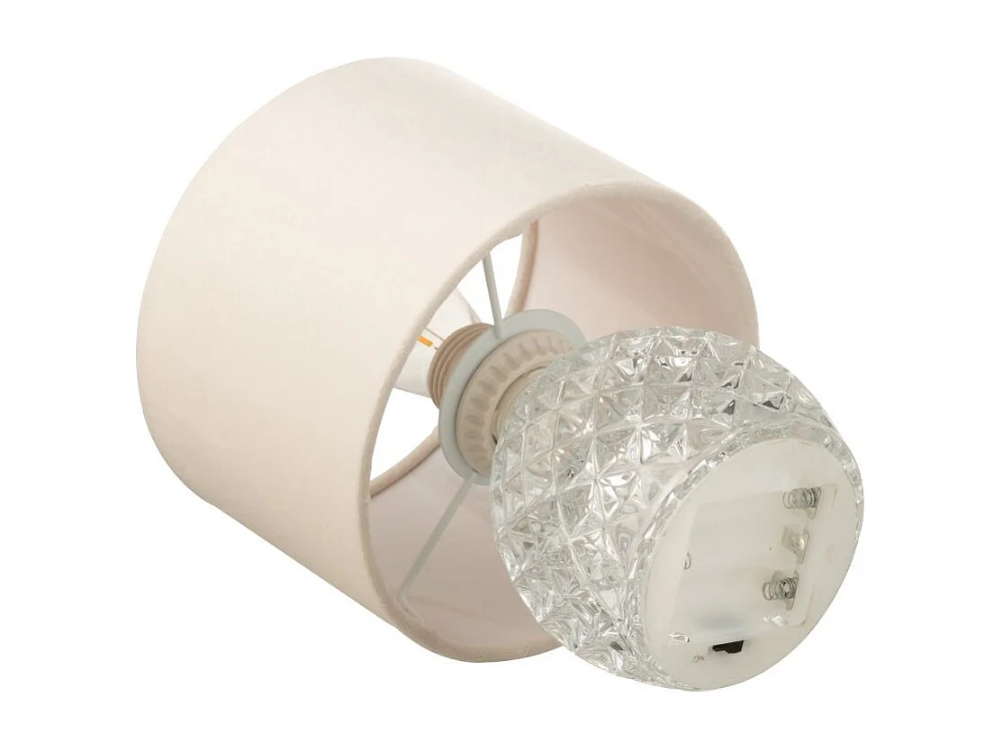 Lampe à Poser en Verre "LED" 23cm Transparent