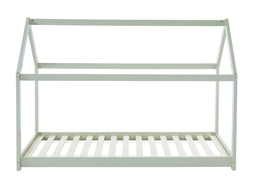 Lit enfant cabane TINY  pin vert  90x190 sommier inclus