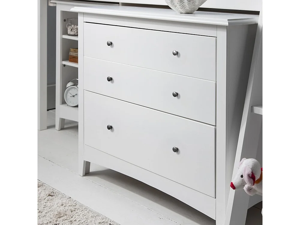 Noa & Nani Montessori Chest of Drawers Bedroom 3 Drawer ideal For Kids Fits Midsleeper Cabin Beds