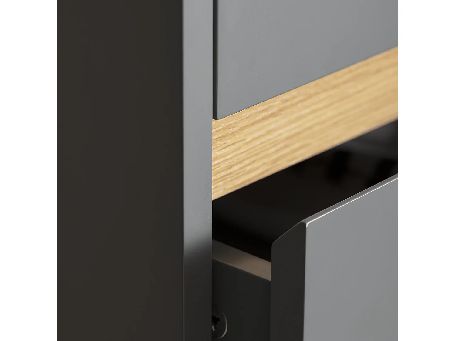 Noa & Nani Otto Chest of Drawers Wide 3 Drawer in Grey