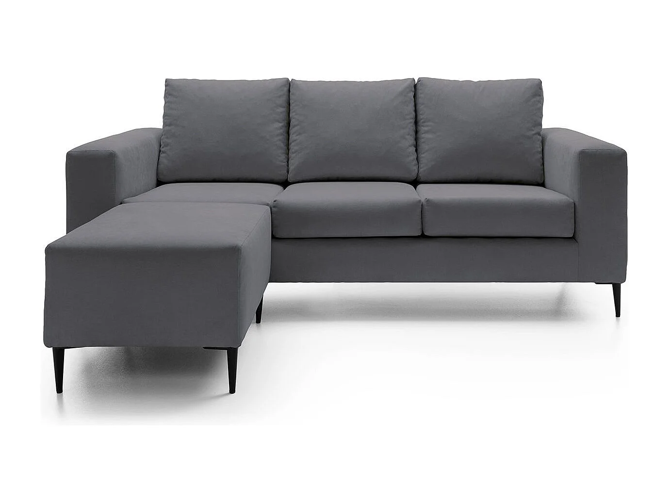 Capri Reversible Corner Sofa in Dark grey