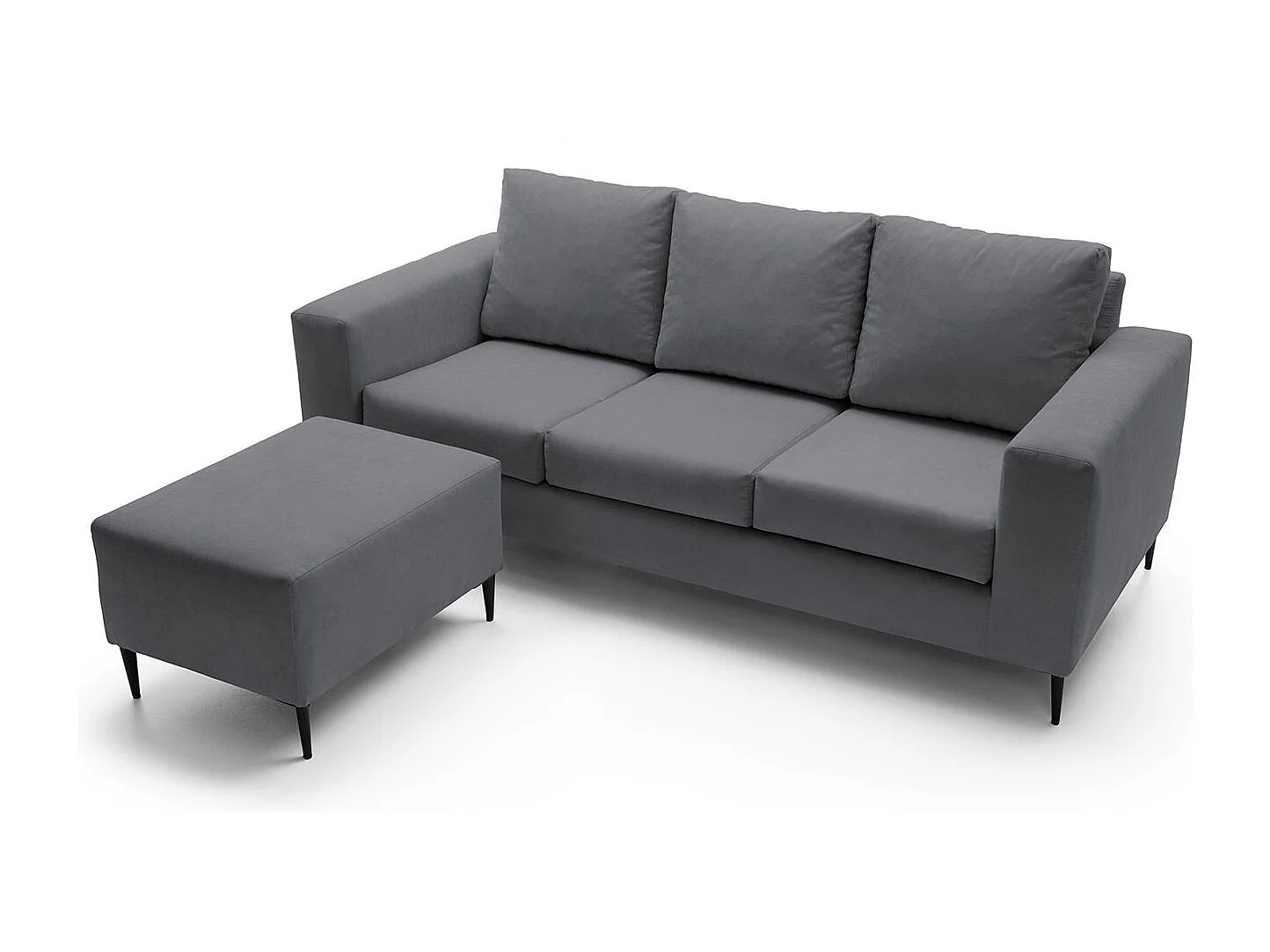 Capri Reversible Corner Sofa in Dark grey