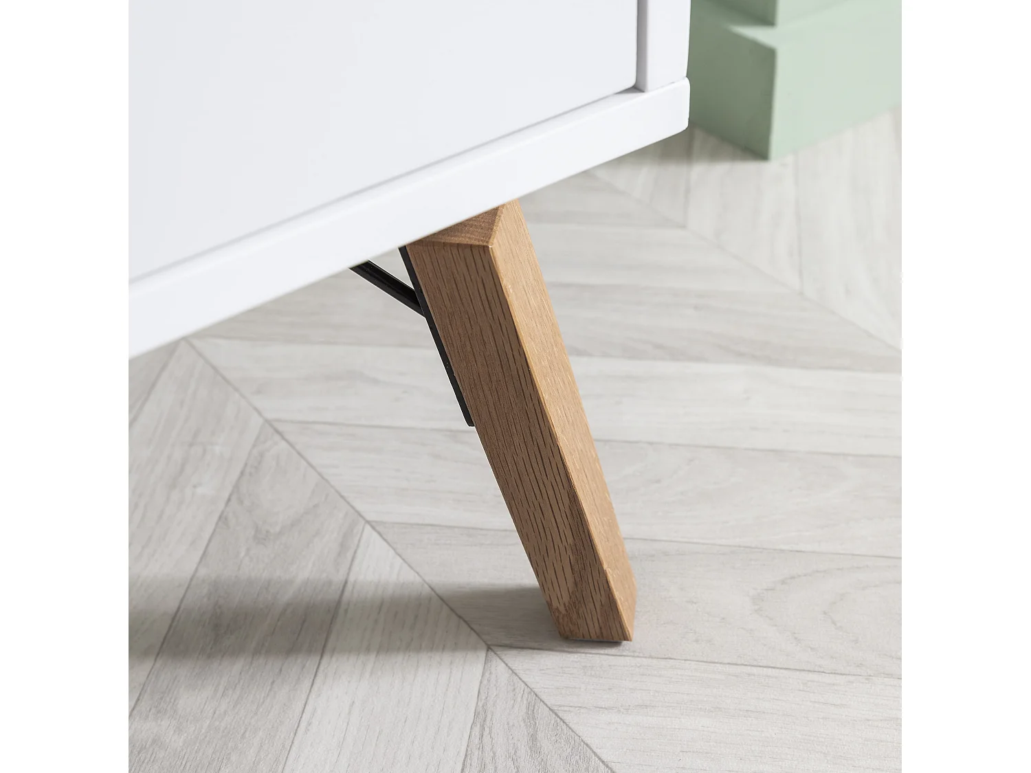 Noa & Nani Otto Chest of Drawers Tall 3 Drawer in White