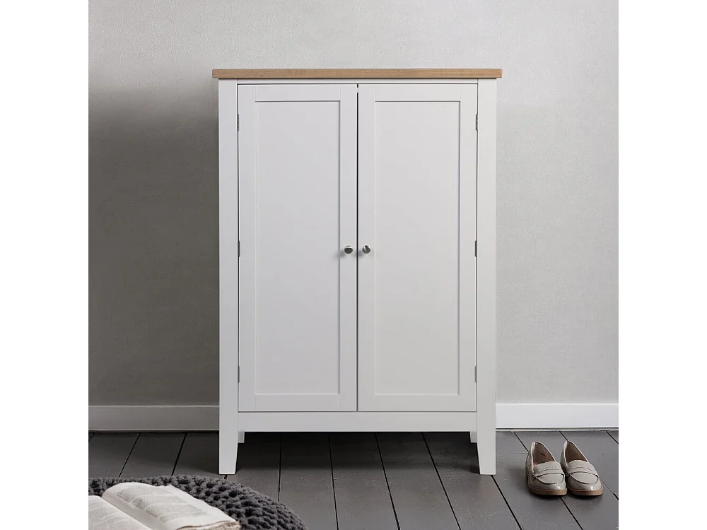 Noa & Nani Leines Shoe Storage Cabinet in White