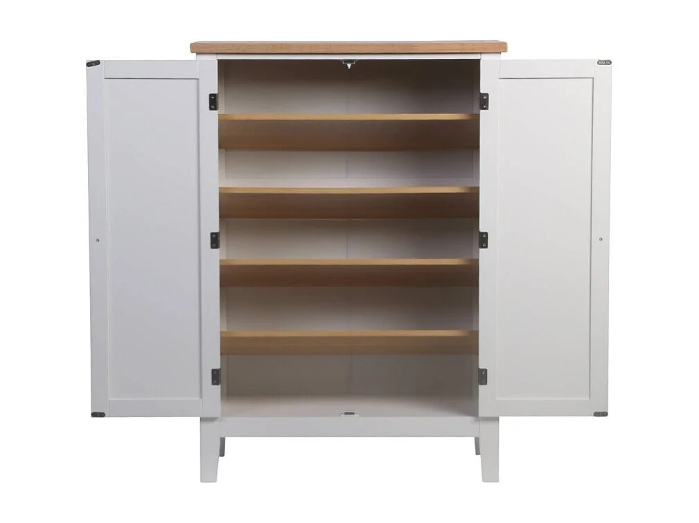 Noa & Nani Leines Shoe Storage Cabinet in White