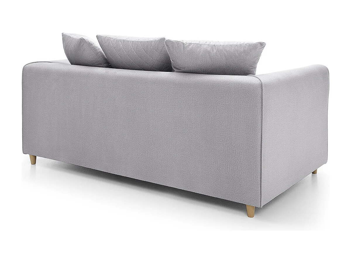Chicago Velvet 2 Seater Sofa in Light Grey