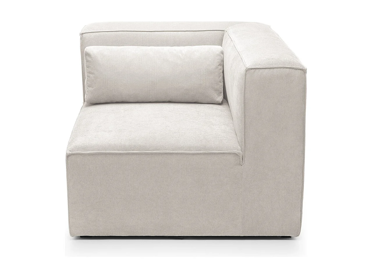 Doris Reversible Corner Unit in White with High-Density Foam